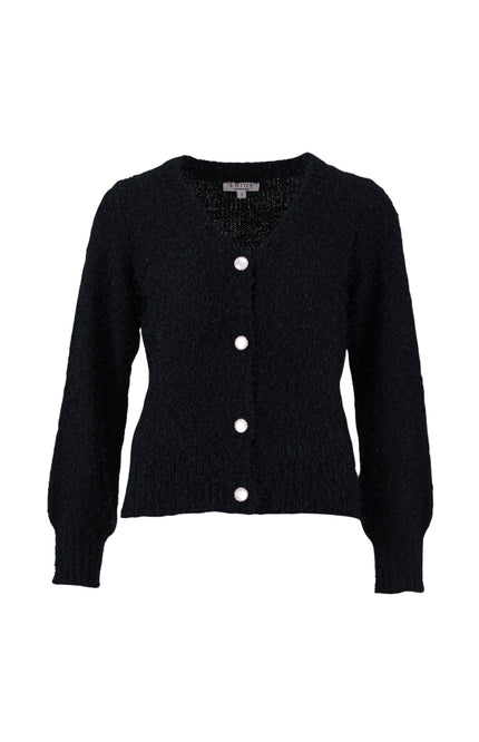 Vest V-hals Fluffy Navy 426493