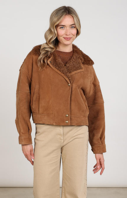 Jacket Evita Toffee NKF13154