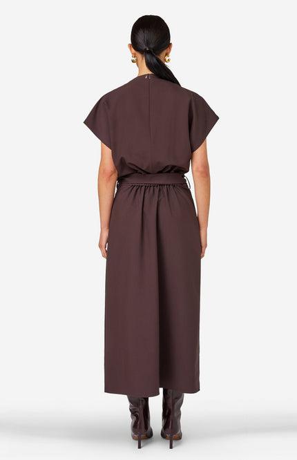 Jurk Delara Dark Brown