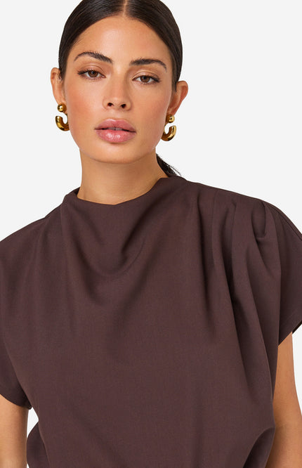 Jurk Delara Dark Brown