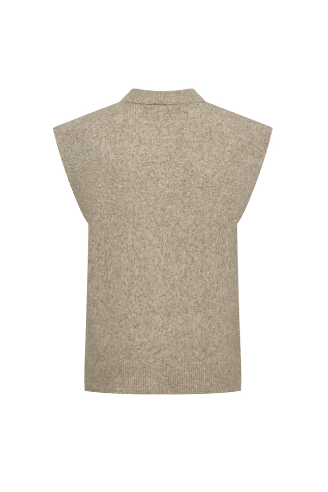 Vest Fqalpa Silver Mink Melange 211502