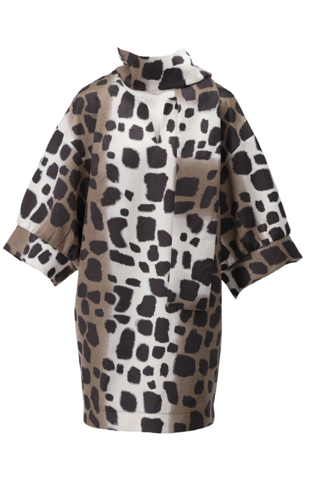 Jurk Sjaaltje Met Print D117-P147
