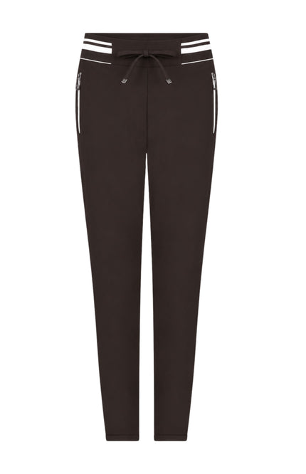 Travel Broek Karlijn Espresso Ivory 264