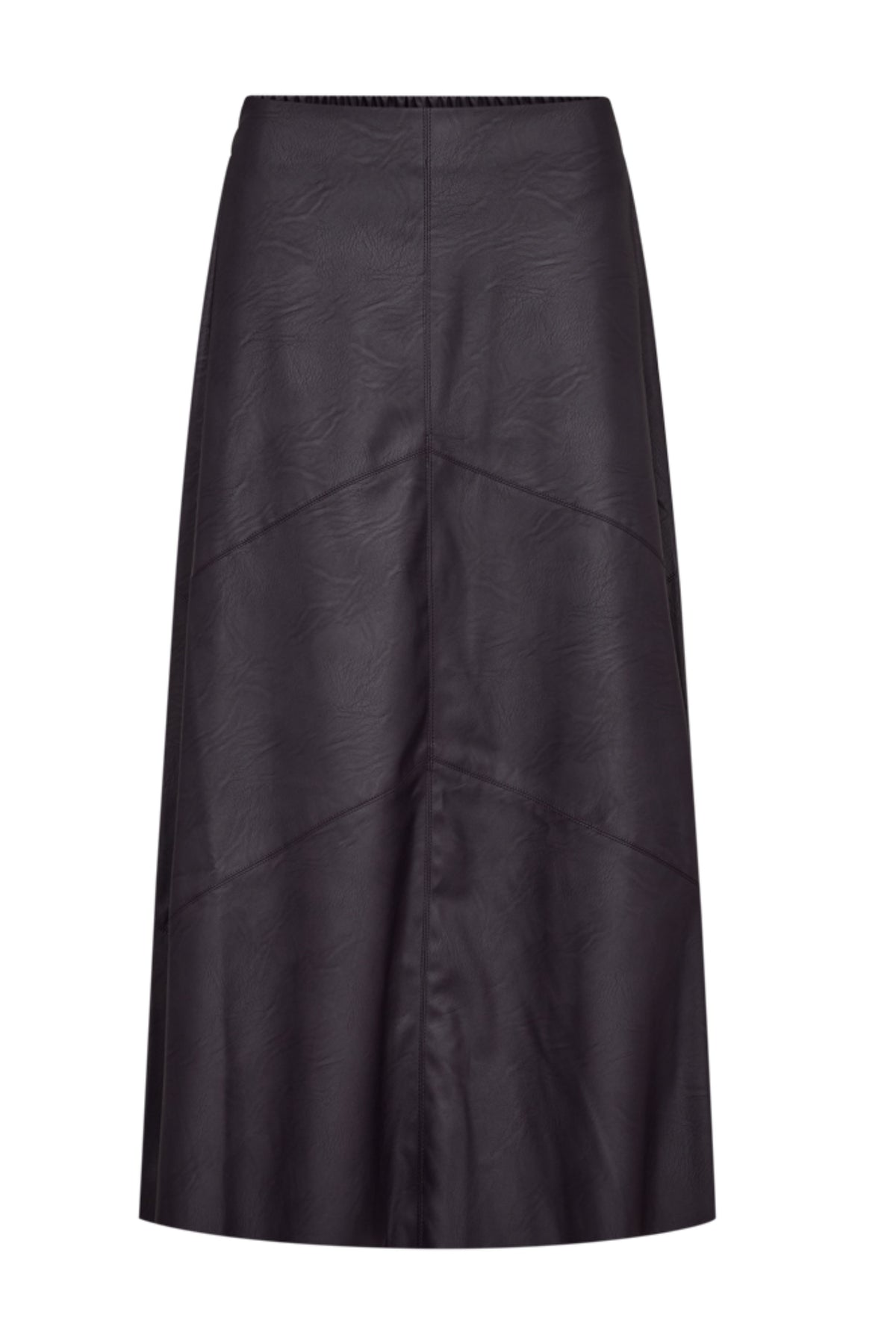 Donkere rok Fqharley Nightshade van Freequent met elegante snit en subtiele details, gedragen door een model.