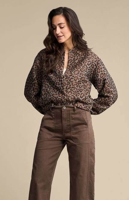 Bomber Jacquard Lurex Grey Brown SRB5149