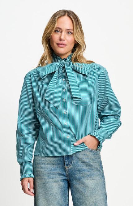 Blouse Noa Teal Green SP9795
