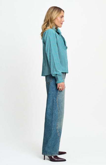Blouse Noa Teal Green SP9795