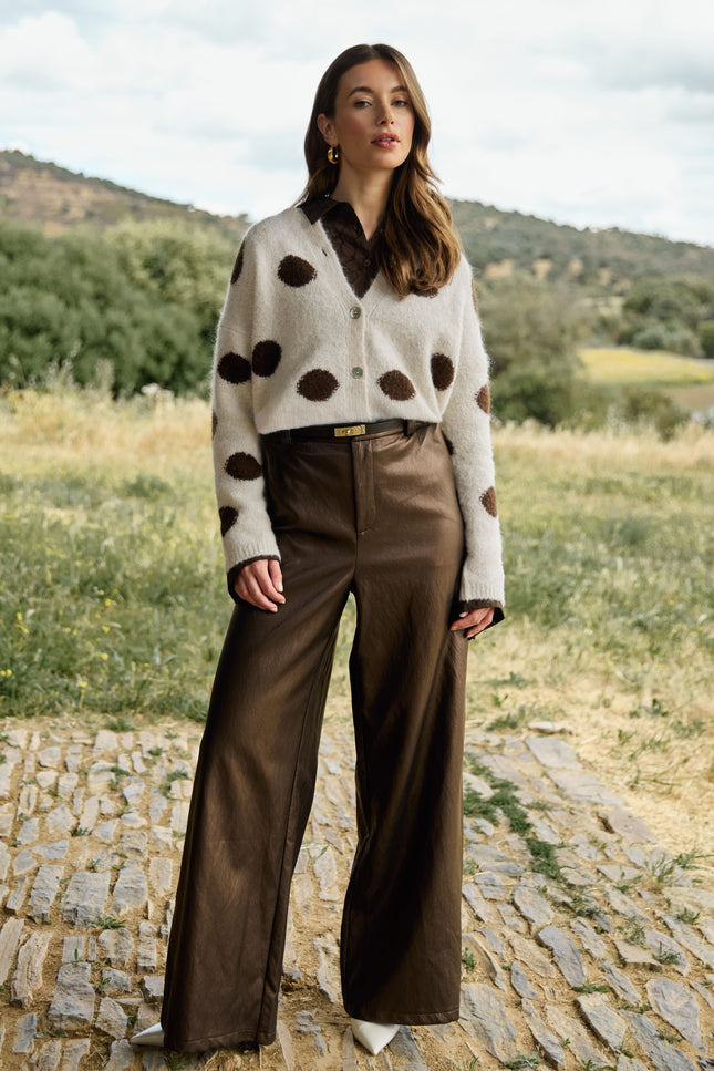 Broek Bodine Chocolate NKF09104