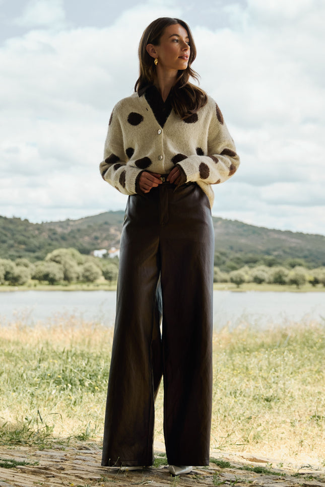 Broek Bodine Chocolate NKF09104