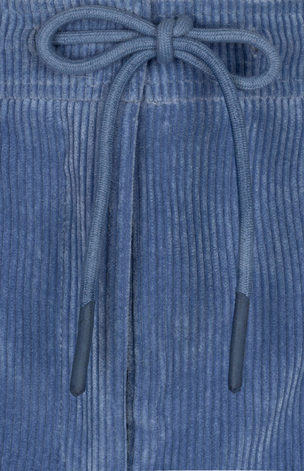 Broek Wide Leg Ribcord Dark Sky Blue W26.28705
