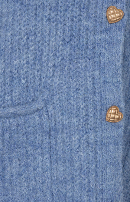 Vest Fancy Buttons Dark Sky Blue W26.18700
