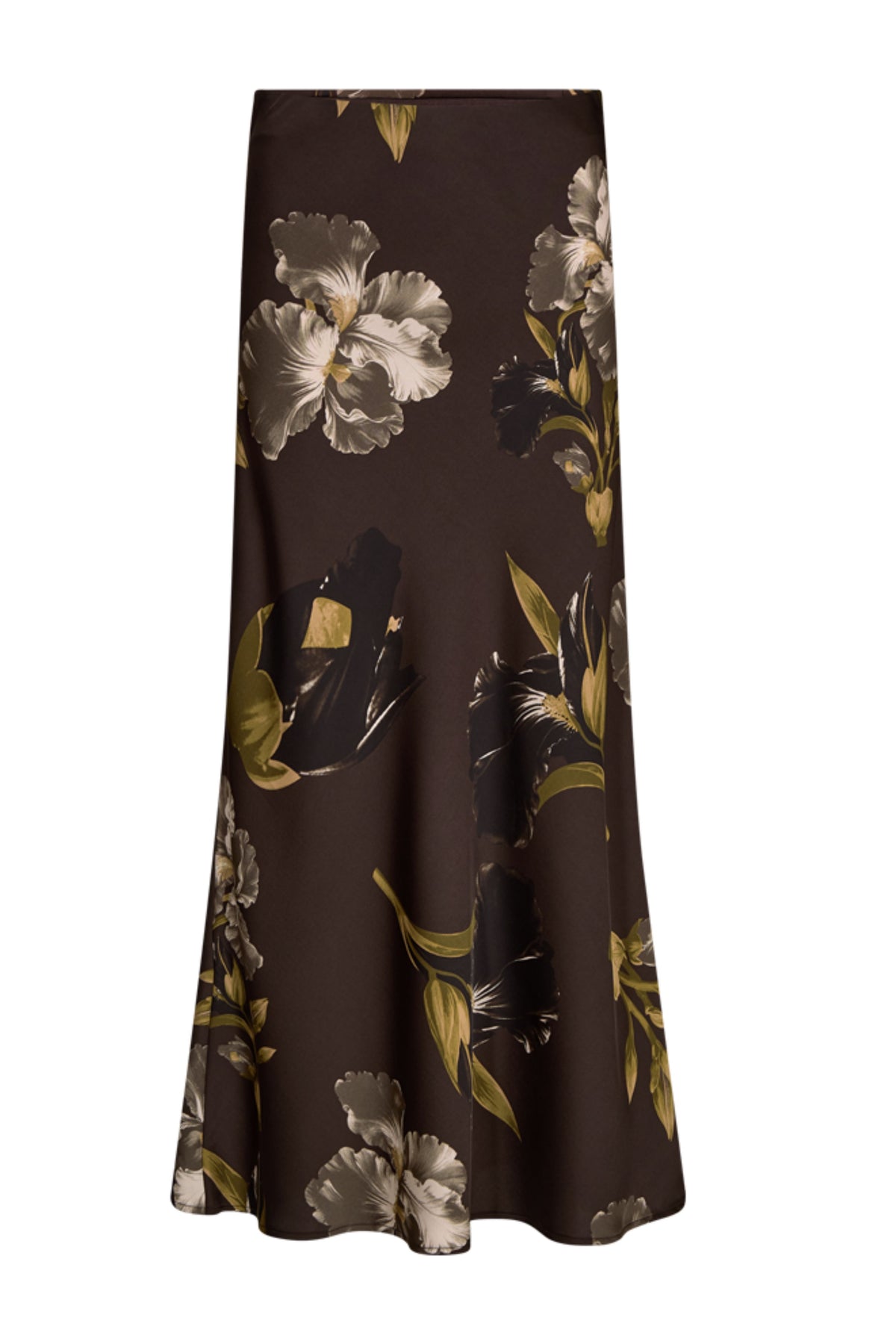 Taupe rok Fqzila Mole van Freequent met een elegante, vloeiende pasvorm en subtiele details, geschikt voor stijlvolle outfits.