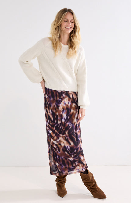 Rok Winter Eclipse Print Purples C15-22-201