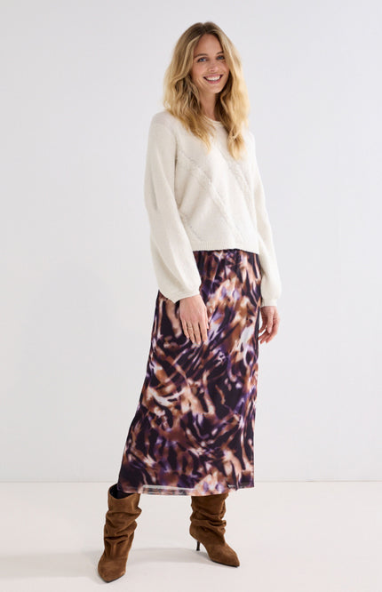 Rok Winter Eclipse Print Purples C15-22-201