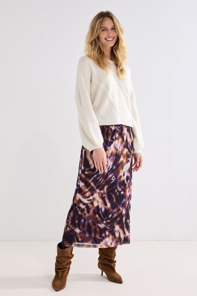 Rok Winter Eclipse Print Purples C15-22-201