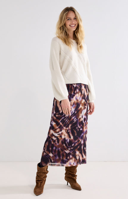 Rok Winter Eclipse Print Purples C15-22-201