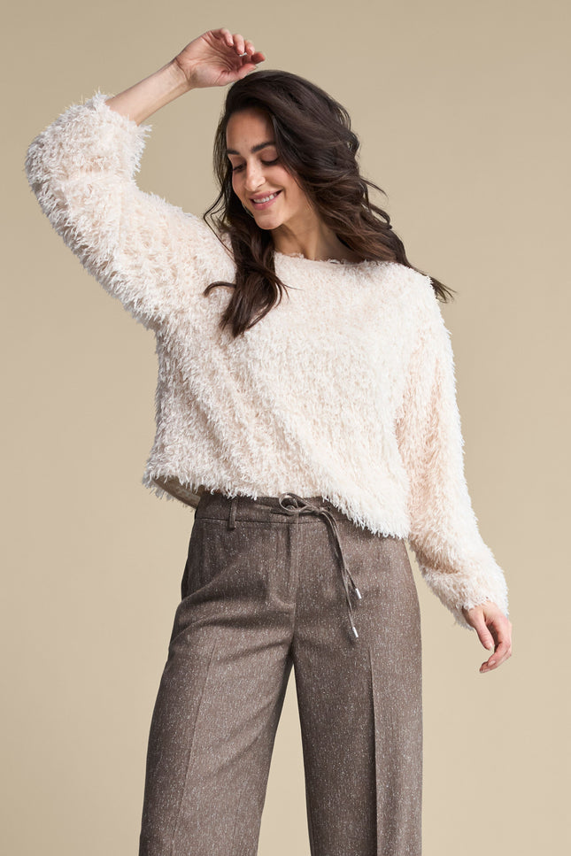 Top Fiona Feathers Ecru SRB5165