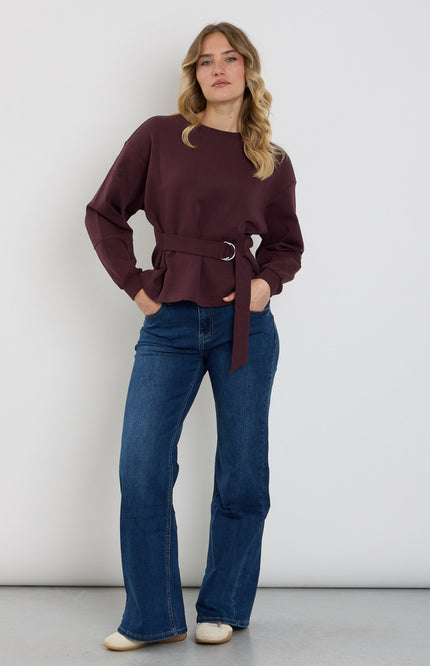 Broek Brielle Denim Dark Stone Used SRB5110 L31