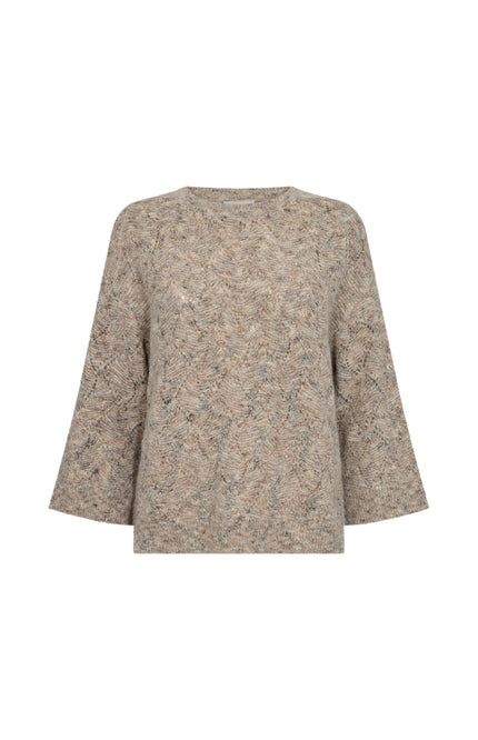 Trui Fqestweed Oyster Grey Melange 211776