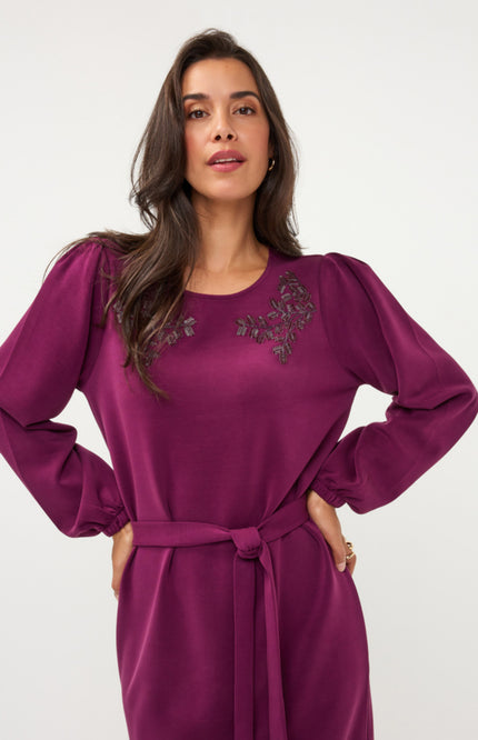 Jurk Embellishment Modal Beet W26.05704
