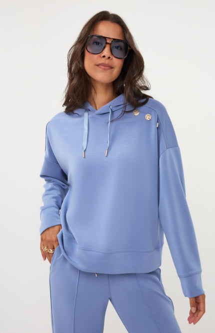 Trui Fancy Buttons Dark Sky Blue W26.05706