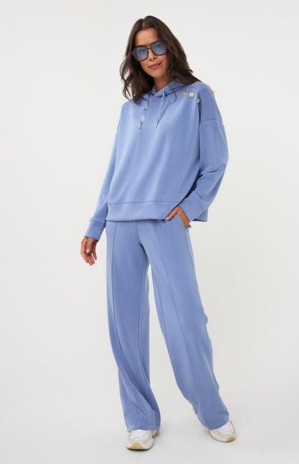 Trui Fancy Buttons Dark Sky Blue W26.05706