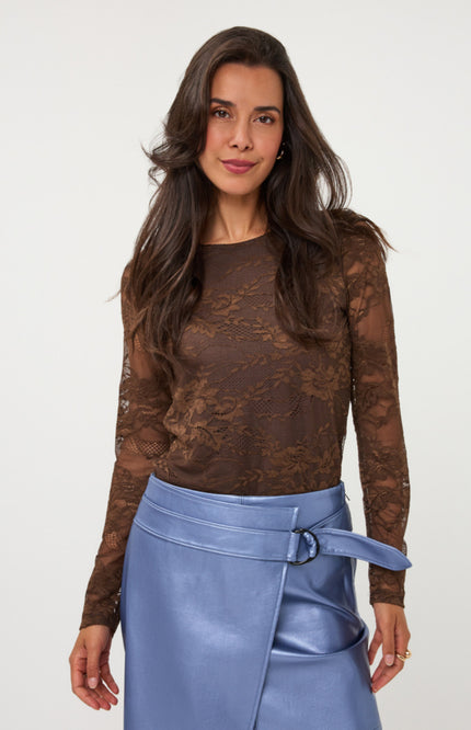 Top Lace Coffee W26.30724