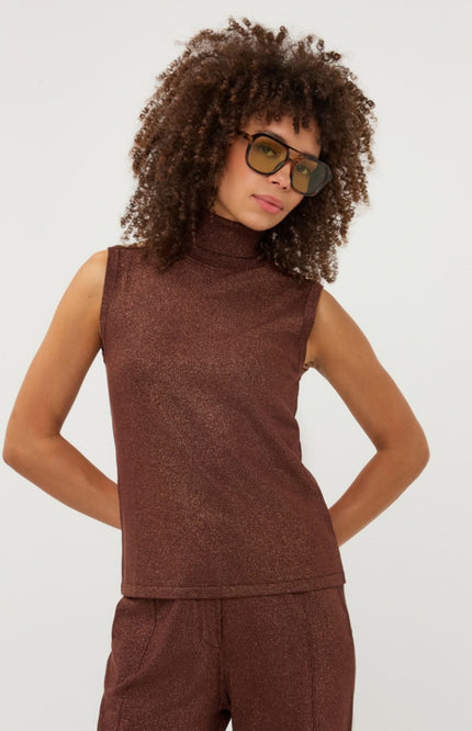 Trui Lurex Knit Coffee W26.07709