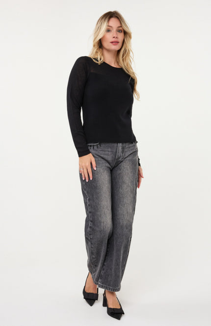 Trui Wool Mix Black W26.07715