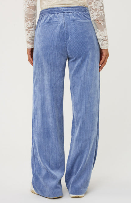 Broek Wide Leg Ribcord Dark Sky Blue W26.28705