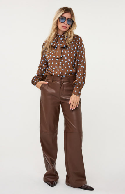 Blouse Scarf Polka Dot Print W26.10700