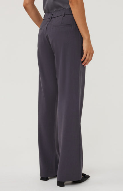 Broek Straight Sidepanels Charcoal W26.10730