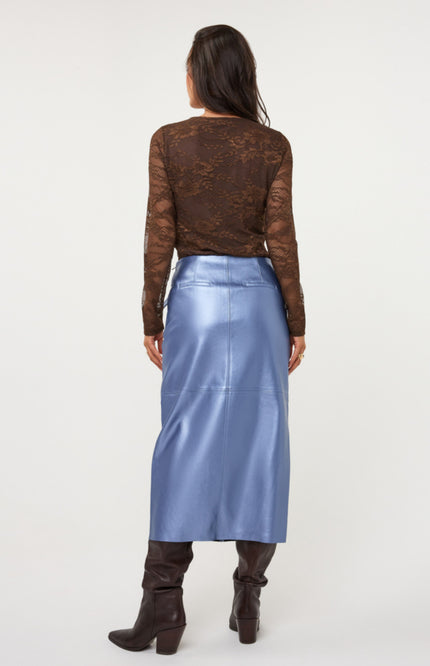 Rok Long Overlap PU Dark Sky Blue W26.11704