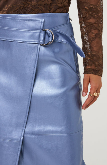 Rok Long Overlap PU Dark Sky Blue W26.11704