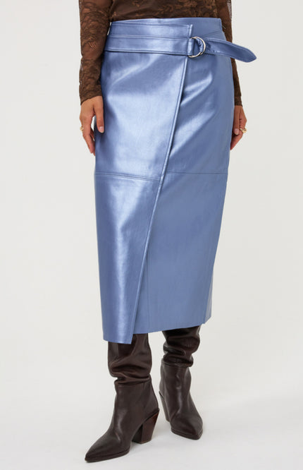 Rok Long Overlap PU Dark Sky Blue W26.11704