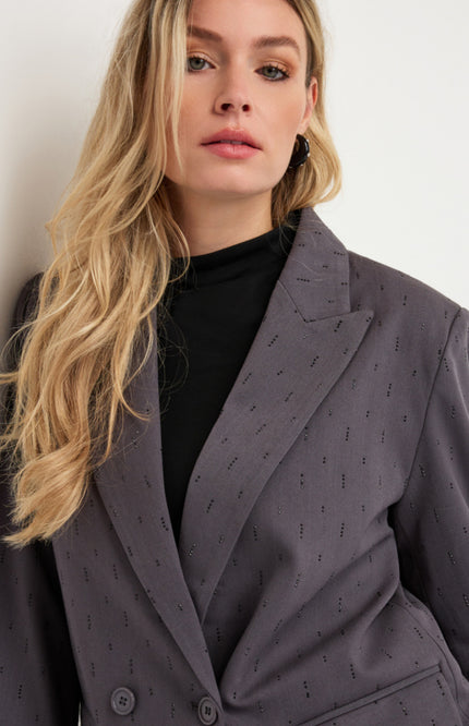Blazer Rhinestones Charcoal W26.10722
