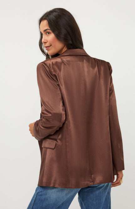 Blazer Shiny Coffee W26.10726
