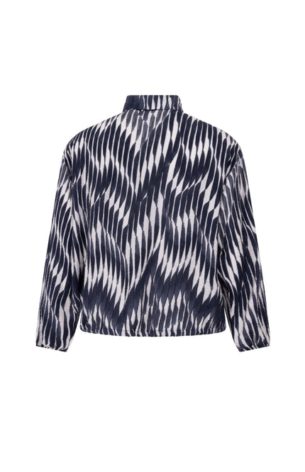 Blouse Nadia Navy Offwhite 265