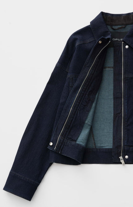 Jacket Hollins Rinsed Blue