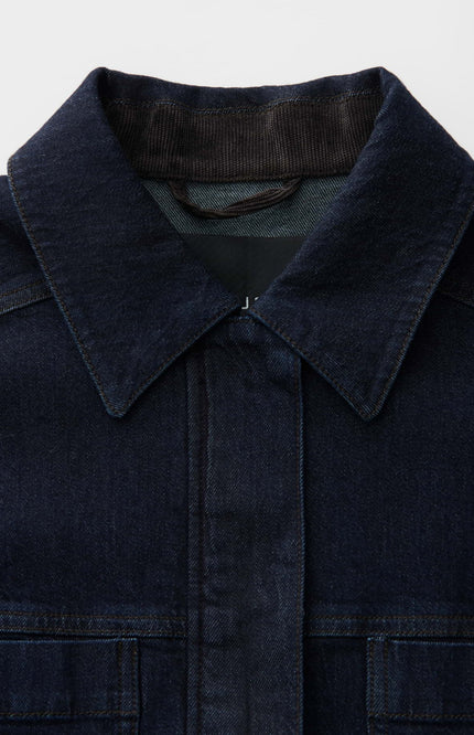 Jacket Hollins Rinsed Blue