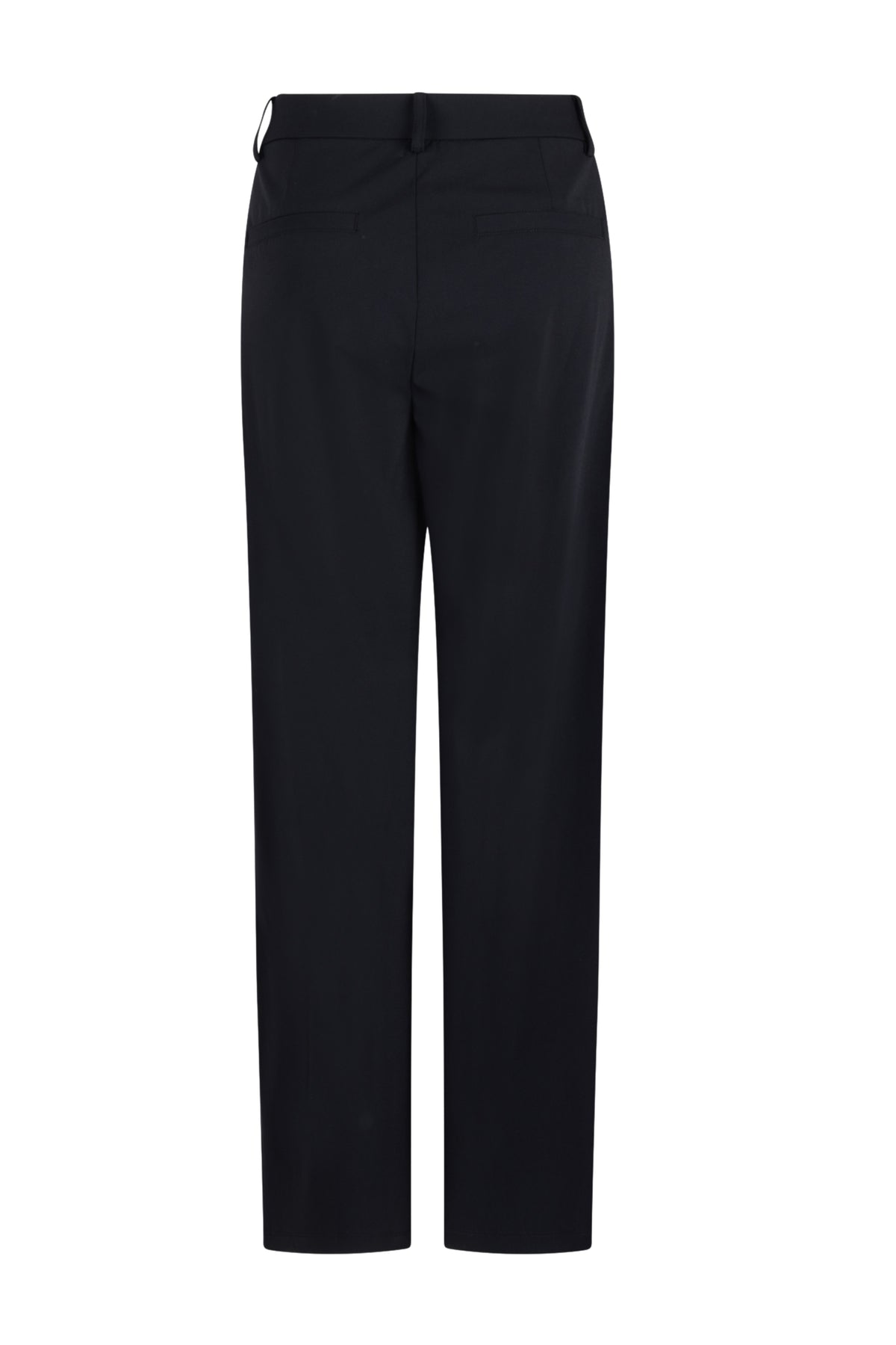 Zoso Miriam zwarte reisbroek met comfortabele pasvorm en praktische zakken, perfect voor reizen en dagelijks gebruik.