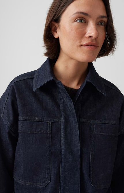 Jacket Hollins Rinsed Blue