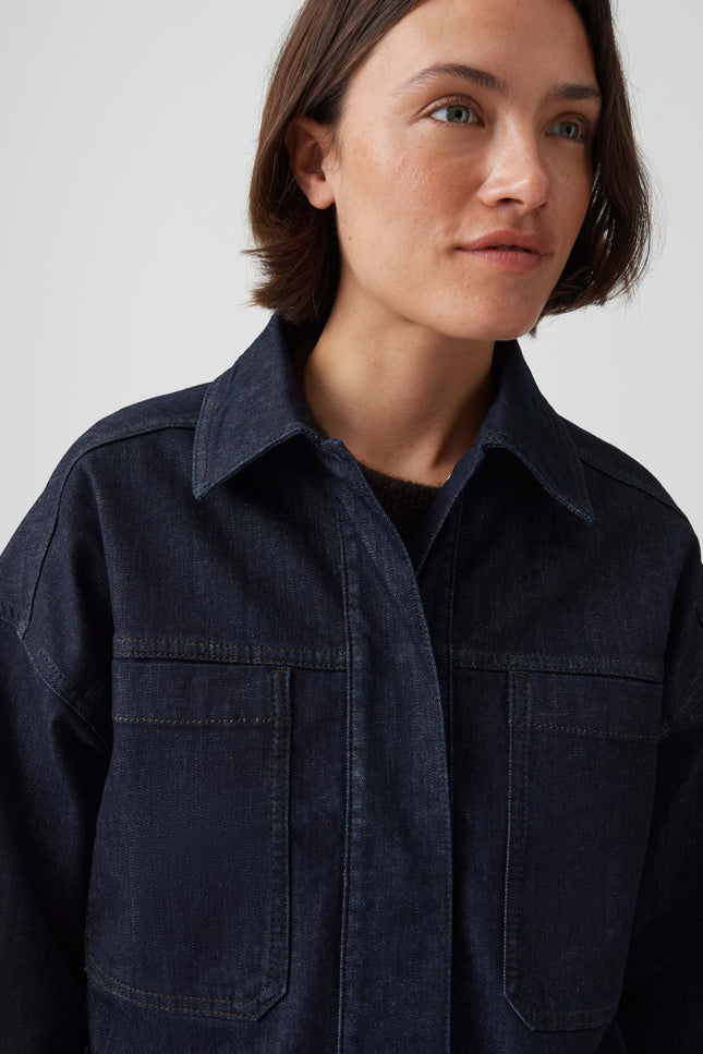 Jacket Hollins Rinsed Blue