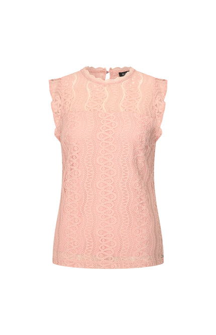 Mi Piace Travel Top Kant Mellow Rose 202486 Stretchshop.nl