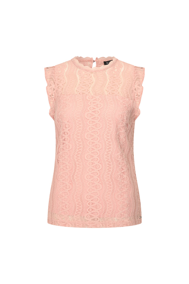 Mi Piace Travel Top Kant Mellow Rose 202486 Stretchshop.nl