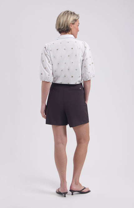 Lady Day Travel Short Darlene Dark Brown L14-375-3215 Stretchshop.nl