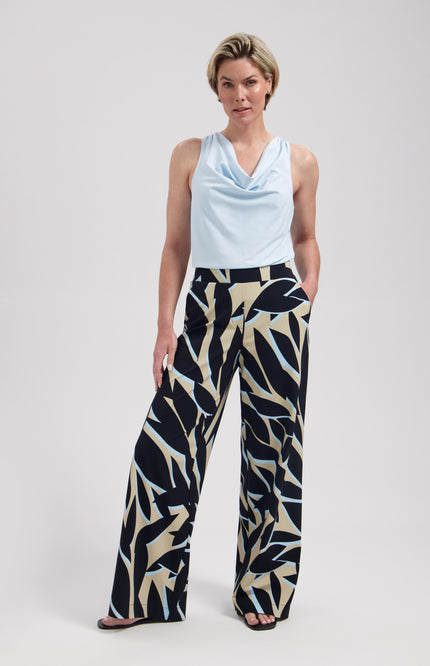 Lady Day Travel Broek Mille Leya Print L14-380-3334 Stretchshop.nl