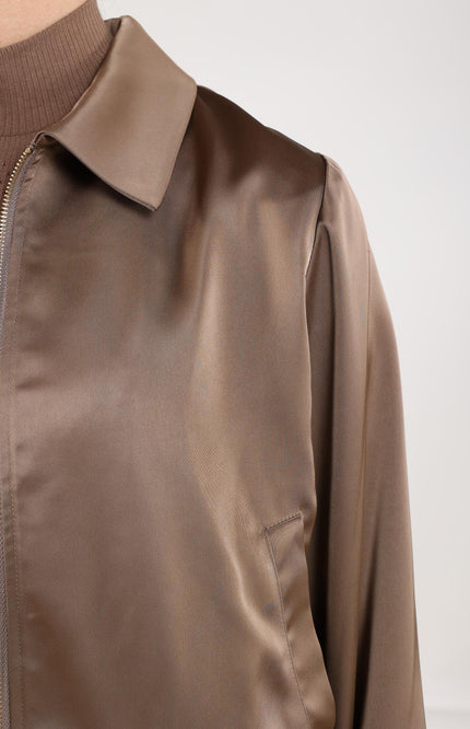 Jacket Luna Bomber Fango NKF13065