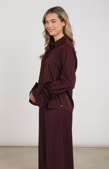 Blouse Amalia Stripe Cherry NKF02126