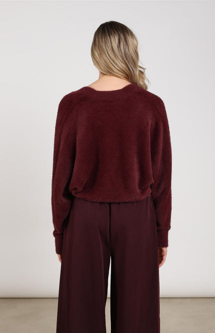 Trui Beau Wrap Cherry NKF03081